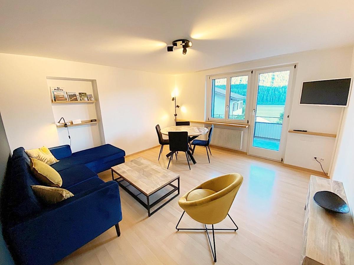 Seeblick an Luxusmeile 4P, 70m2 - Parkplatz, S11-1 St. Moritz Exterior foto